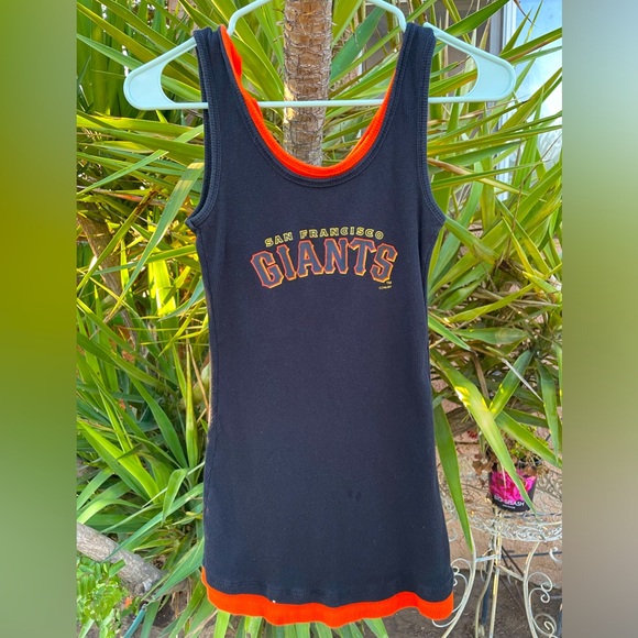 SF Giants Black with Orange Trim Tank Top - Picture 1 of 2